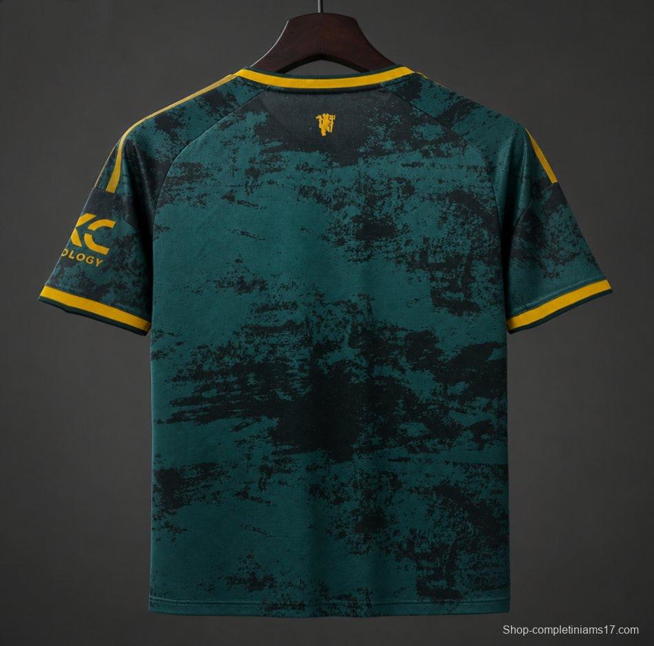 26/27 Adidas Manchester United Special Edition Green Gold Jersey