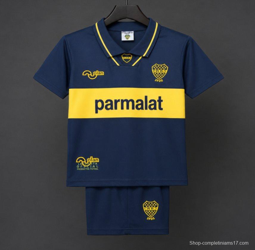 Retro Kids 93/95 Boca Juniors Home Jersey