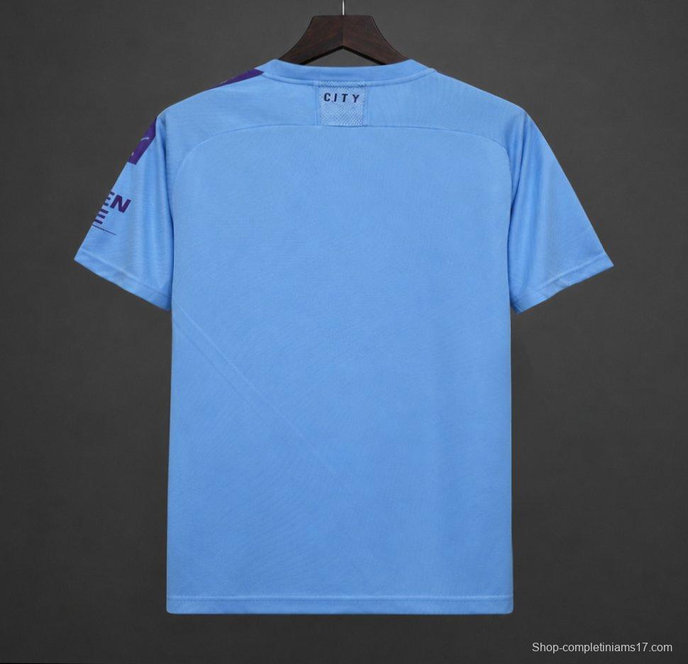 19/20 Retro Manchester City Home Jersey