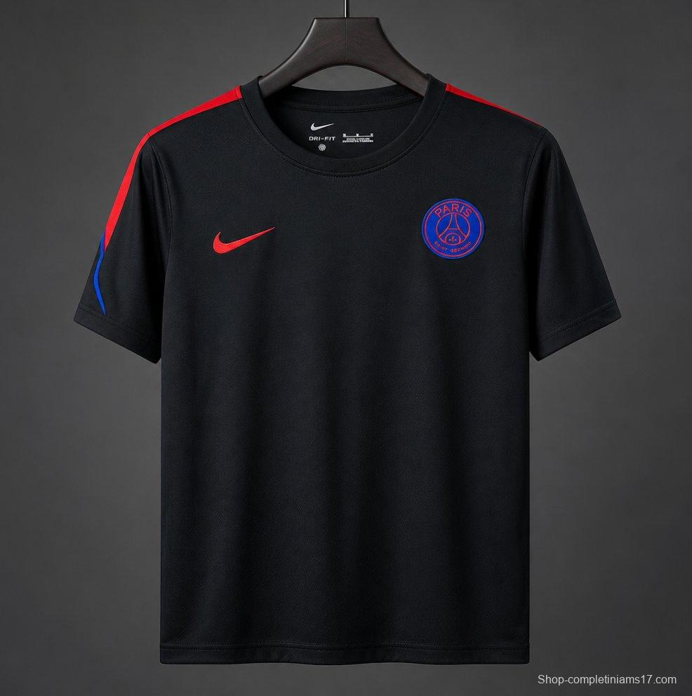 23/24 Paris Saint-Germain Black & Red Training Jersey