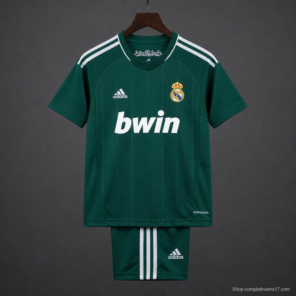 Retro Kids 12/13  Real Madrid Third Green Jersey