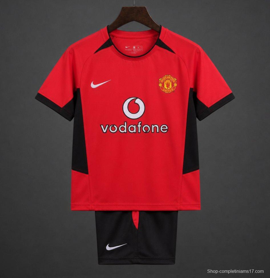 Retro Kids 10/11 Manchester United Home Jersey