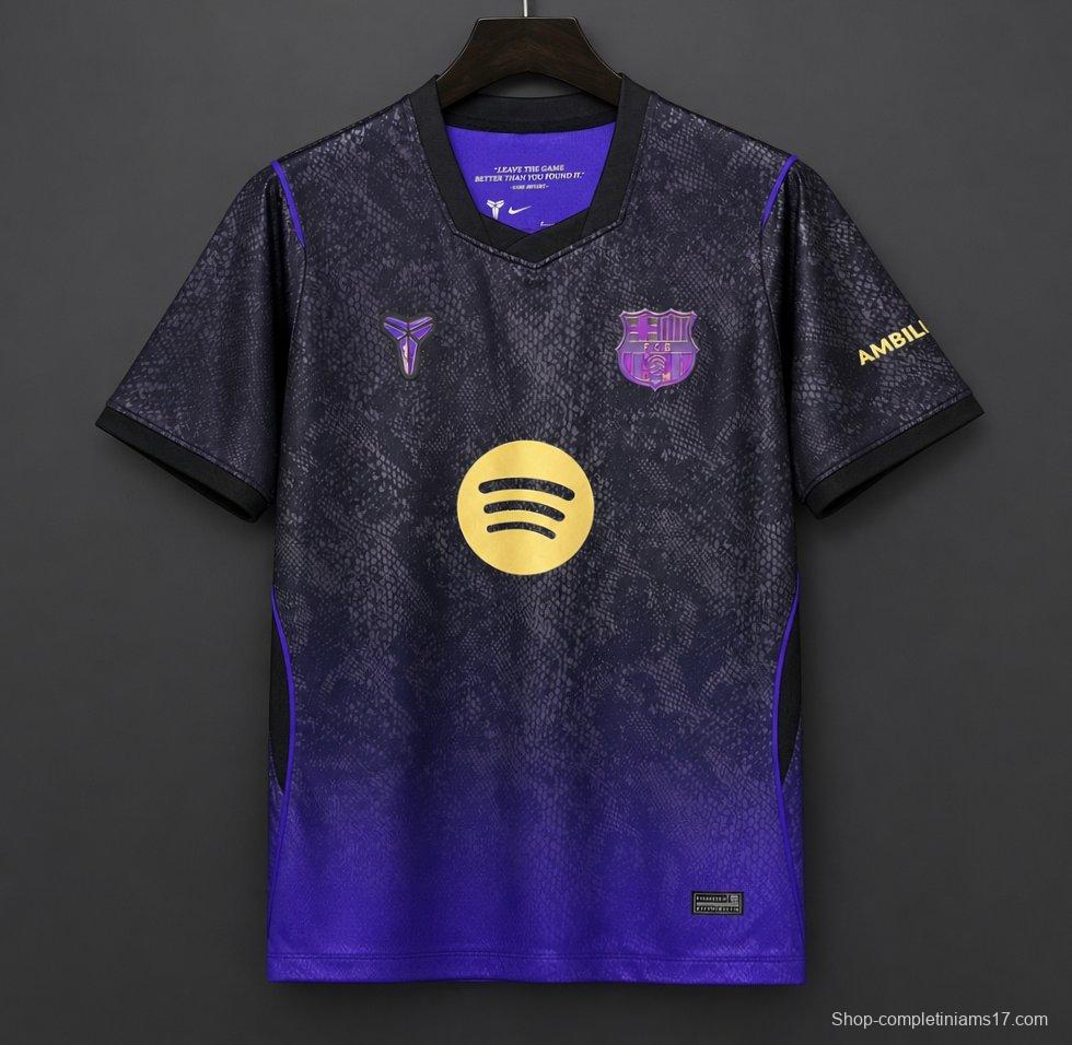 26/27 Barcelona Away "Purple Mamba" Purple Black Jersey