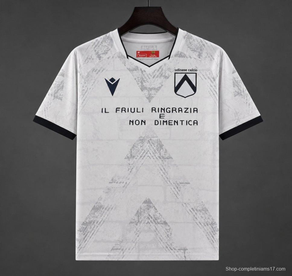 25/26 Udinese Calcio 50th Anniversary Stone-Colored Jersey