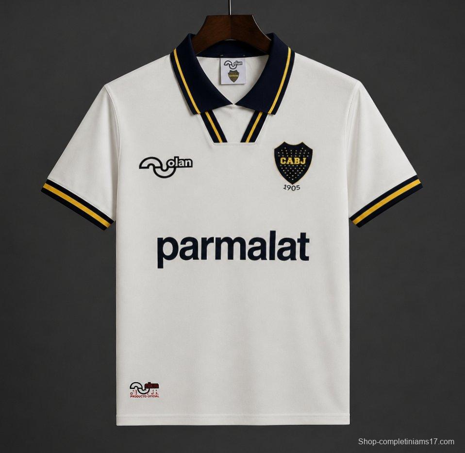 Retro 94/95 Boca Juniors Away White Jersey