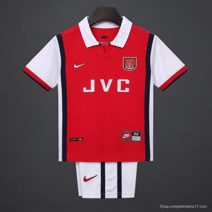Retro Kids 98/99 Arsenal Home Jersey