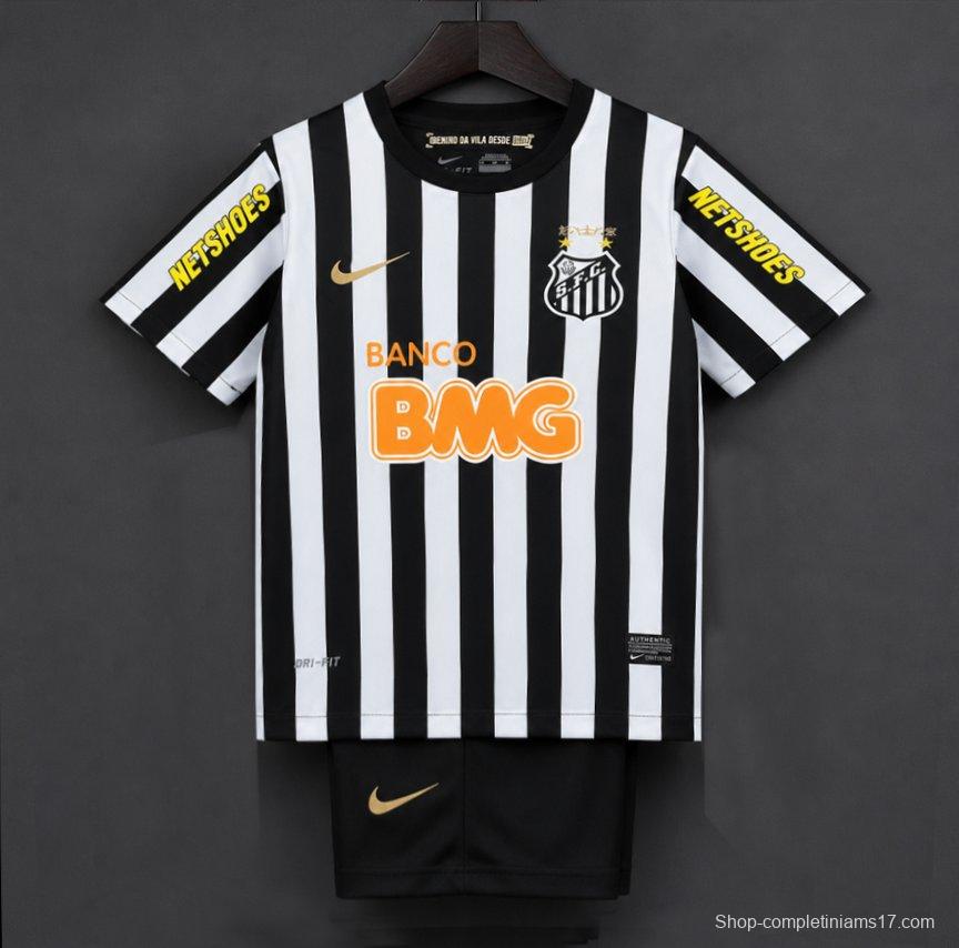 Retro Kids 2013 Santos Away Jersey