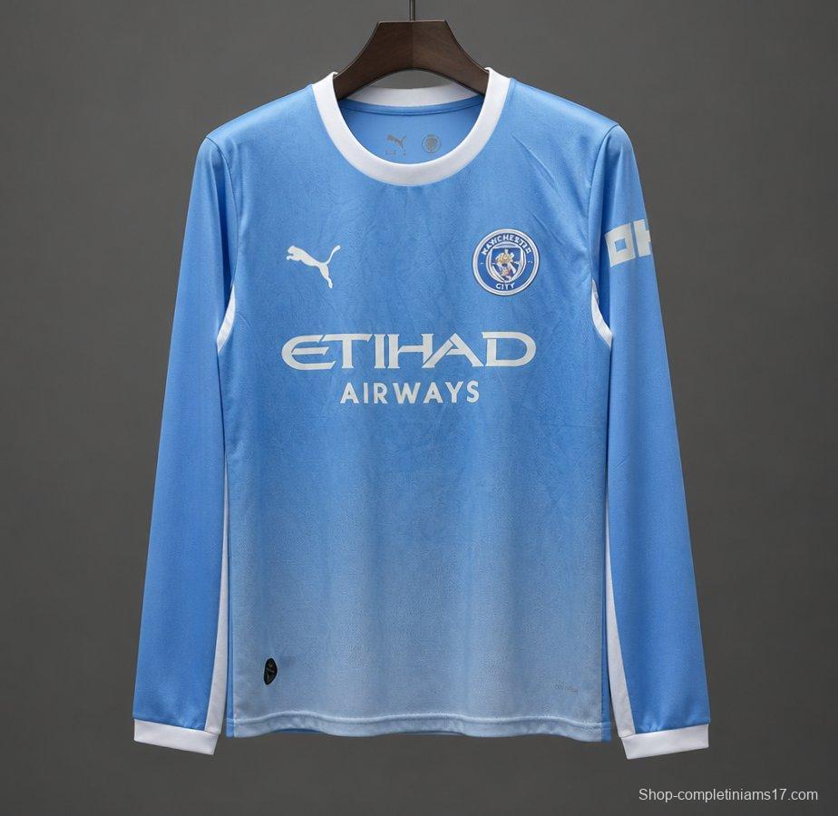 26/27 Manchester City Home Long Sleeve Jersey