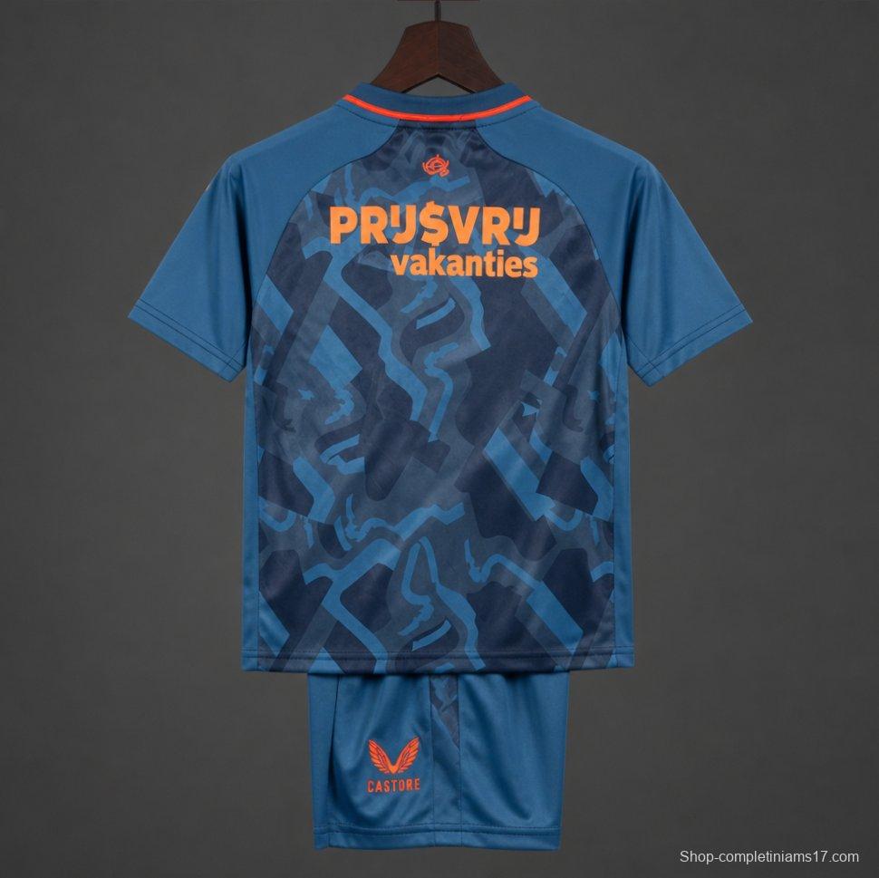 26/27 Kids Feyenoord Rotterdam Training Navy Blue Jersey