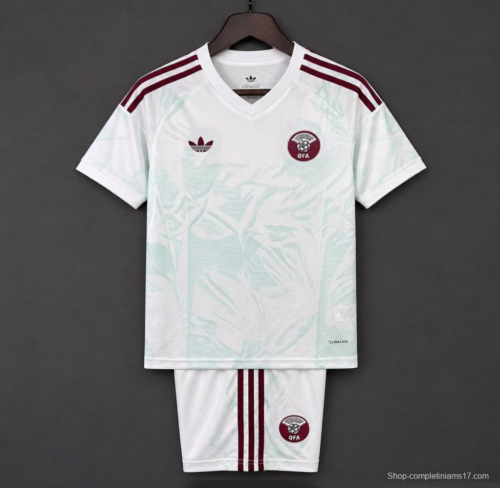 2026 Kids Qatar Away  Jersey