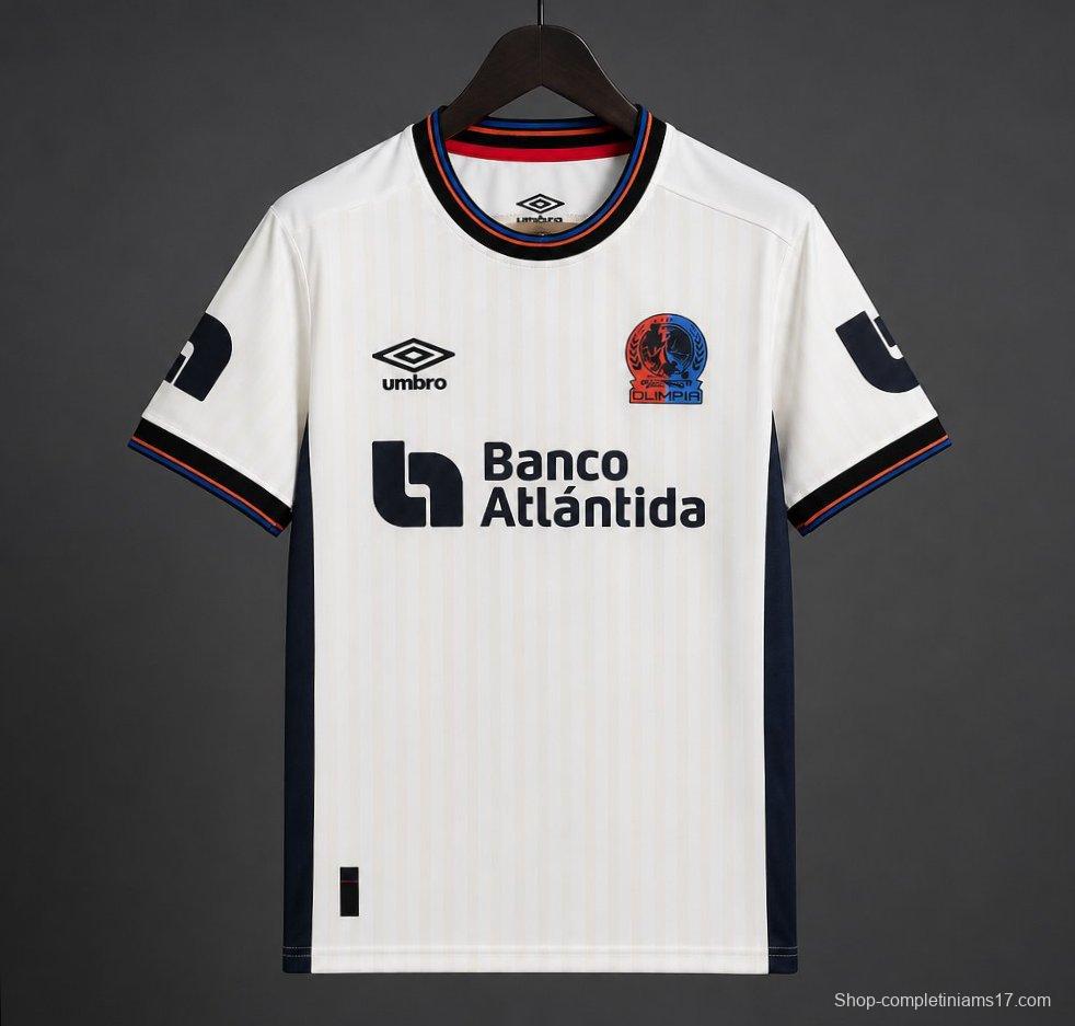 26/27 CD Olimpia Third White Jersey