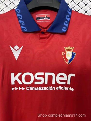 26/27 CA Osa home Red  jersey