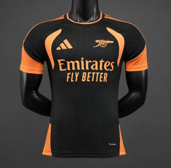 Player Version 26/27 Arsenal Training Black Orange Jersey