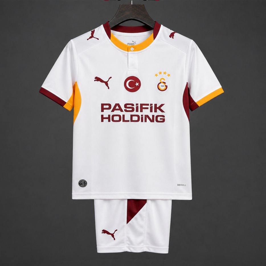 26/27 Kids Galatasaray Away White Kits Jersey