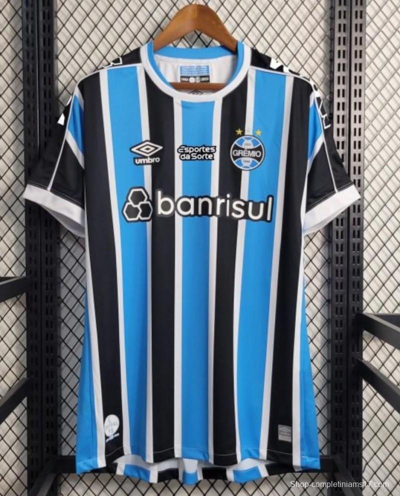 Gremio 23-24 Home Jersey + Shorts + Socks